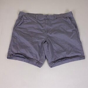 George‎ Shorts Men's Size 46 Grey Chino Stretch Cotton Casual Lightweight